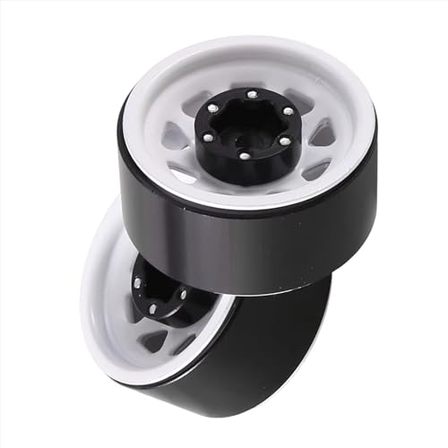 RC Models Parts For Axial For SCX24 For AX24 For TRX4M For FCX24 For 1/18 1/24 RC Crawler Car 1 IN Beadlock Wheel Rim Deep Dish Negative Offset 3.78mm Hub