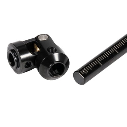 SCX10 Drive Shaft 2PCS SCX10 Driveshaft Stainless Steel Rear Front Driver Shaft 68-229mm Cut to Length for 1/10 RC Crawler LCG Rig Sportsy Scalers GSPEED Capra SCX10 Pro Element DIY SCX10 (Black) - color: Black