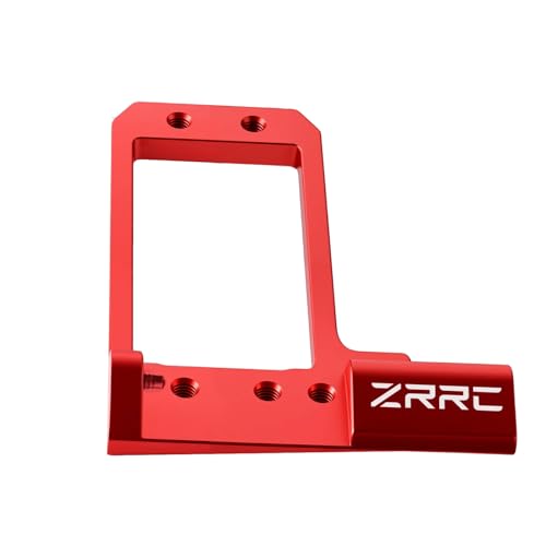 6061 Aluminum BTA Servo Mount for F10 Portal Axle, CNC Behind-The-Axle Servo Bracket & 4-Link Adapter Kit, Fits 1/10 Vanquish VS4-10 Phoenix F10 Nylon Portal & F10T Aluminum Axle Housing (Red) - color: Red Bta Servo Mount