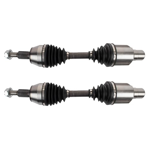 TRQ Front Driver and Passenger Side CV Axle Assembly Set 4WD Compatible with 2004-2009 Dodge Durango 2007-2009 Chrysler Aspen - style: CSA32738