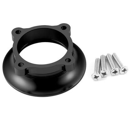 Aluminum Cooling Fan Cover Air Inlet Channel ESC Cooling Fan Heatsink Mounting Hole Distance 25mm for 1/10 RC Sakura D4 Drift Car Model Racing Car Upgrades (Black) - color: Black
