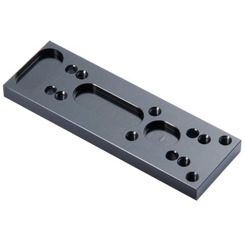 RC Car Parts for Axial for SCX10 D90 1/10 for Tamiya Truck Metal Transfer Case Gearbox Intermediate Fixing Plate RC Crawler Car Truck Upgrade Parts Accessories(Fixing Plate) - size: Fixing Plate