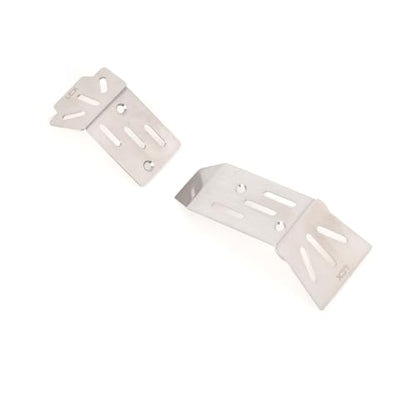 LCX Racing 1/18 RC Crawler Car Stainless Steel Chassis Guard Skid Plate Guard for Arrma 1/18 Truck Granite Grom, Upgrades Parts Accessories