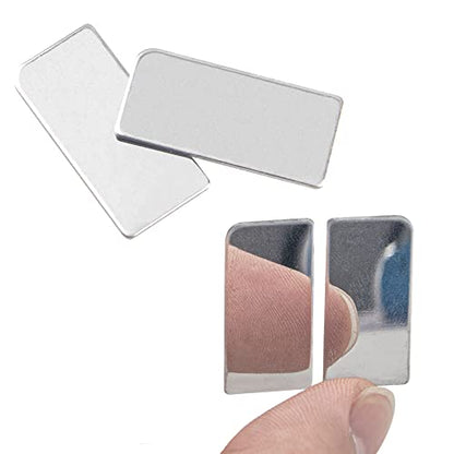 2Pcs Vgoohobby Metal Rearview Mirror RC Car Simulation Mirror Compatible with Traxxas TRX-4 Defender 1/10 RC Crawler Car