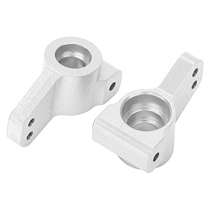 Aluminum Alloy Rear Hub Axle Carrier Replacement for ECX 2WD 1/10 RC Hobby Car, Lightweight Durable RC Rear Axle Hub with Precision Fit, Blue Silver Options (Silver ECX334000S) - color: Silver Ecx334000s