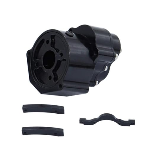 RC Crawler Planetary Gearbox Transmission Transfer Case 1/10 Scale Compatible with II 90046(Gearbox Black) - color: Gearbox Black