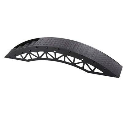 RC Crawler Bridge Obstacle, Stainless Steel DIY Assembly Ramp for 1/12 1/18 1/24 RC Crawler Course Accessories (Black Step Bridge) - style: Black Step Bridge
