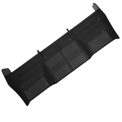 RC Force Rear Spoiler High-Down Force Body Wing Tail Compatible with HPI HSP Redcat 1/8 RC Off Road Short Truck Buggy Car Truck (Black) - color: Black