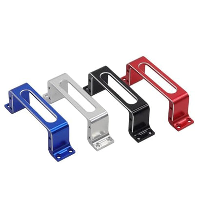 1PC RC Airplane Aluminum Alloy Servo Mounting Bracket Fixed Frame for RC Plane Helicopter Boat DIY Model Toy Fixed Wing Parts (Silver) - color: Silver