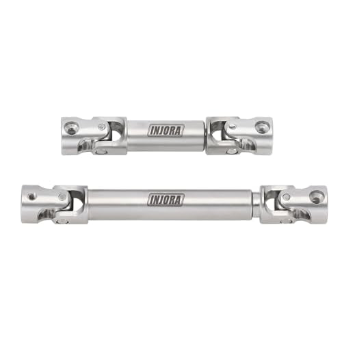 INJORA Stainless Steel Drive Shafts for TRX4M High Trail K10 F150