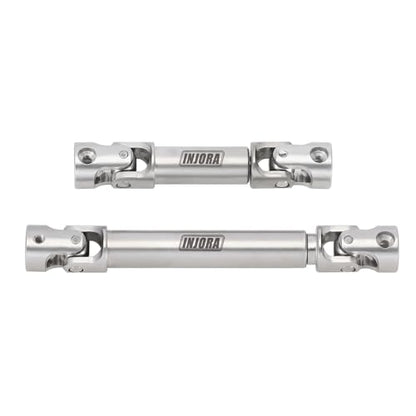 INJORA Stainless Steel Drive Shafts for TRX4M High Trail K10 F150