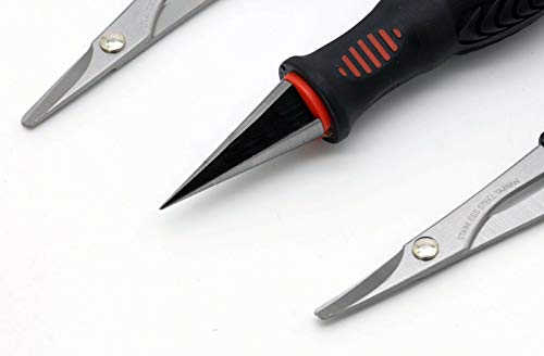 Powerhobby RC Body Tools Reamer & Scissors Set Curved Straight Combo
