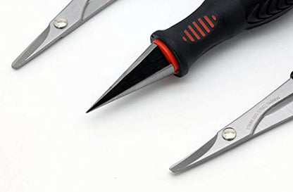 Powerhobby RC Body Tools Reamer & Scissors Set Curved Straight Combo
