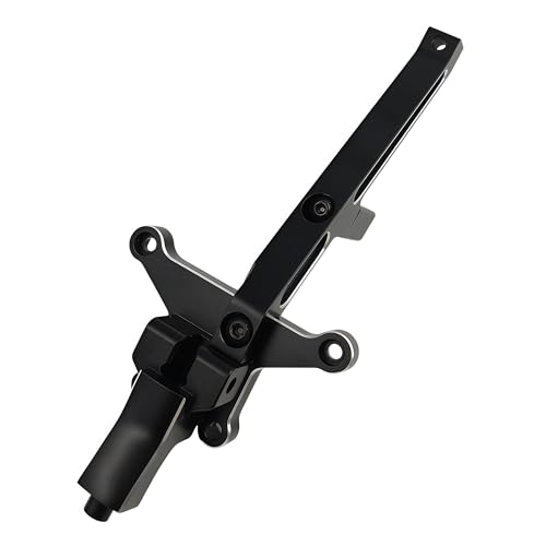 Aluminum Front Chassis Brace for 1/8 Sledge 4WD RC Truck (Black) | Alloy,95076-4,9520,Monster Truck,Upgrade Parts,CNC Machined,High Strength,Precision Fit,Wear Resistant - color: Black