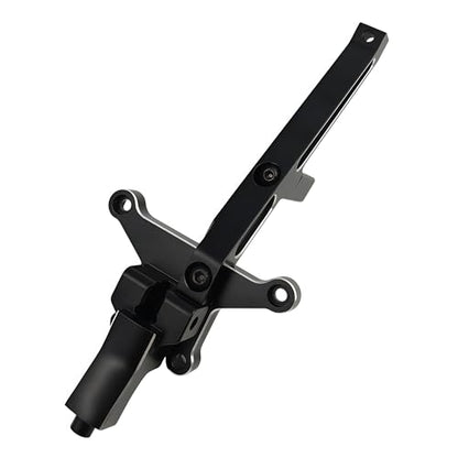 Aluminum Front Chassis Brace for 1/8 Sledge 4WD RC Truck (Black) | Alloy,95076-4,9520,Monster Truck,Upgrade Parts,CNC Machined,High Strength,Precision Fit,Wear Resistant - color: Black