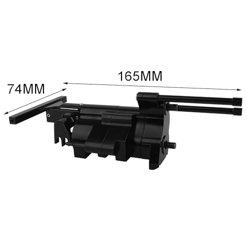 Full Metal Complete Gearbox Transmission Case with Gear Set Connector Post Rod for Axial SCX10 PRO 1/10 RC Crawler AXI03028 Upgrade Parts
