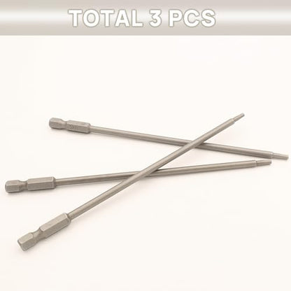 RC Hex Bit 2.5mm for Electric Screwgun/Power Drill(3pcs Hex 2.5mm) | 6 Inch Power Bits,Hex Head Allen Wrench Drill Bit Set,Professional Grade ¼ Inch Hex Shank for Screwdrivers,High Quality Steel - size: 2.5MM * 3PCS