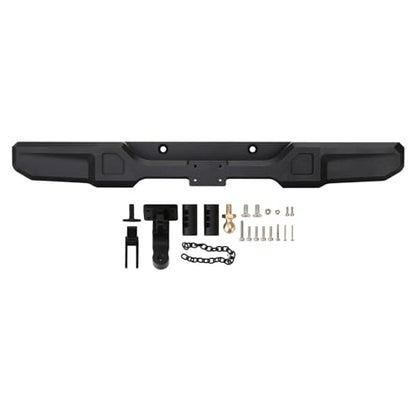Upgrade Parts Compatible with Axial for SCX6 for Jeep for JLU for Wrangler Metal Front Rear Bumper for 1/6 RC Crawler