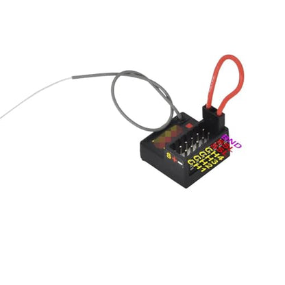 FH5 4 Channel Surface Receiver with Antenna DSK-493L, Super Response, SSL Telemetry, for M17 MT-5 MT-R Transmitter 1/10 1/12 RC Car Model Part