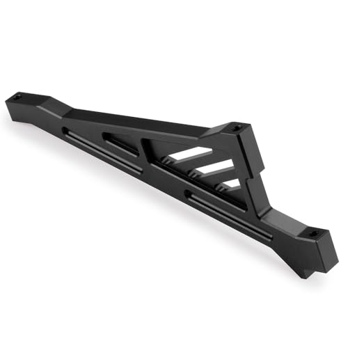 MOHERO Aluminum Alloy RC Front Chassis Brace for 1/5 LOSI 5IVE-T 2.0 RC Truck Upgrade Part (Black) - color: Black - Front