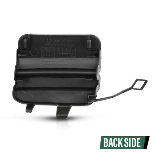 LQI Front Bumper Tow Hook Cover Cap Black 2128850526 | Fit Benz W212 E-Class E200 E250 E300 E350 E400 E500 E550 Sedan & Wagon 2014-2016,Not Fit Cars with AMG Front Bumper - size: Front | Fit Benz W212 E-Class 2014-2016