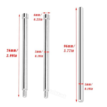 Screw Pins Hinge Pin Upgrades Part for 1/5 Kraton 8S BLX Outcast 8S BLX,#45 Steel Suspension Arms Hinge Pins Screw Pins,Silver - color: Silver（Upgrades Part）