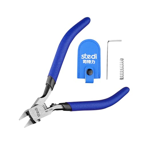stedi Ultimate Model Nippers,[Left Hand Version] Sprue Cutter Ultra-thin | Single-edged Hobby Nipper for Gundam Repairing Plastic Model and Miniature Model, 5-inch - style: Ultimate Single-edged