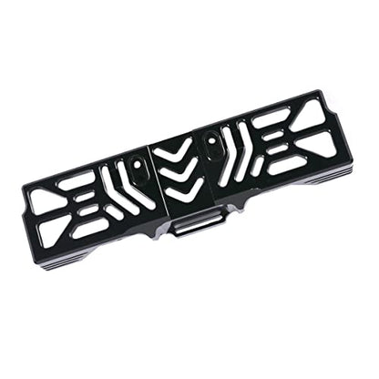 Aluminum Alloy Battery Tray Mount for Axial SCX10 III AXI03007 1/10 RC Crawler Upgrade Parts (Black) - color: Black