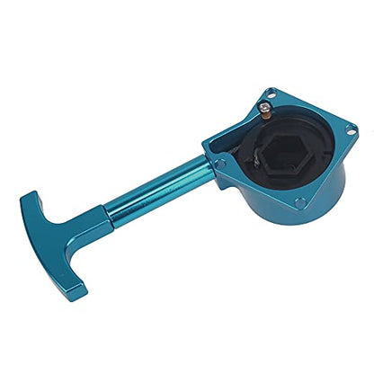 R020 Blue Upgrade Parts Aluminum Alloy RC Car Pull Starter for 18 Replacement for Nitro Engine