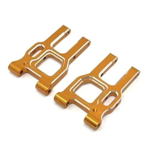 RC Models Components For LC For Racing PTG-2 PTG-2R 1/10 Metal Front And Rear Suspension Arm Steering Cup Hub Carrier Set Upgrade Parts(Gold) - color: Gold