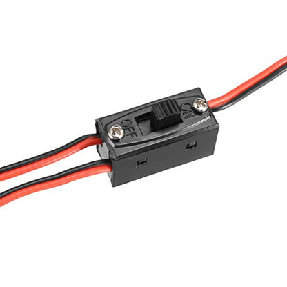 uxcell RC Products 3 Way On/Off Servo Wire Switch 2pcs | for JR Futaba Charge Cord