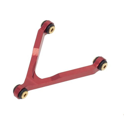 DKKY CNC Aluminum High Clearance for 1/24 RC Crawler LWB 133.5mm Axial SCX24 AXI90081 Deadbolt AXI00004 B17 Upgrades (Red) - color: Red