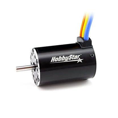 550 Brushless Sensorless Motor, 4-Pole, 3800KV, 5.0mm Shaft, for 1/10 RC Short Course Truck