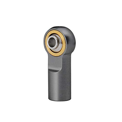 QUE-T 10pcs Metal Link Rod End M4 Ball Joint Head for RC Crawler Car (Titanium) - color: Titanium
