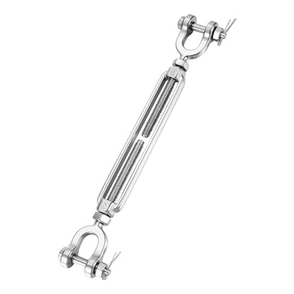1/2"x9" Stainless Steel Turnbuckle Heavy Duty Cable Tensioner 1Pack | M12, Large, Jaw and Jaw, UNC Thread, with Locking Nut, for Cables Wire, Sun Shade, Zipline, Shade Sail Hardware, 3200lbs WLL - size: 1 PACK 1/2" Jaw and Jaw Turnbuckle