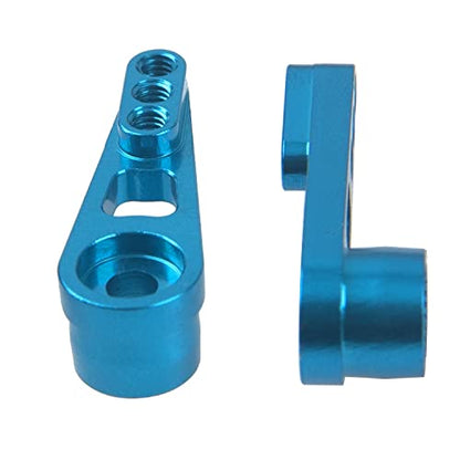 3Pack ShareGoo 25T Servo Horn Steering Arm Compatible with Futaba Savox HSP Power HD Servos Motor Compatible with Wltoys A949 A959-B A969 A979 K929 1/18 RC Car (Blue) - color: Blue