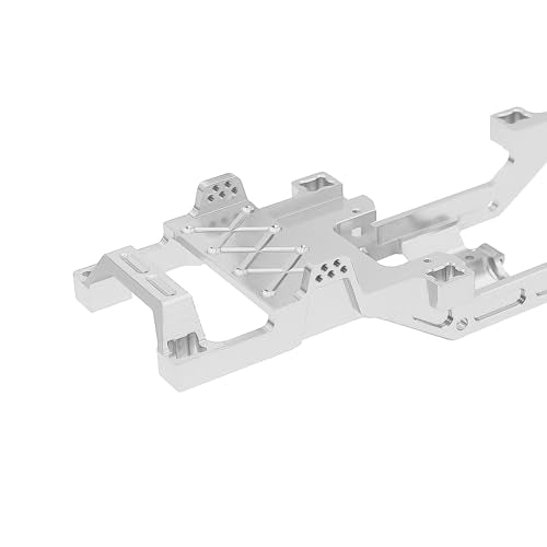 Full Metal Chassis Frame for FMS 1/24 Power Wagon FCX24 RC Crawler Car Model Upgrade Part （Sliver - color: Sliver