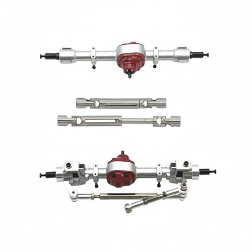 Simhoa Electric Car RC Crawler Upgraded Axle Drive Shaft Set Precision Metal Gears and Assembly Designed for Stability Suitable for Hobby Model Building, Silver - color: Silver