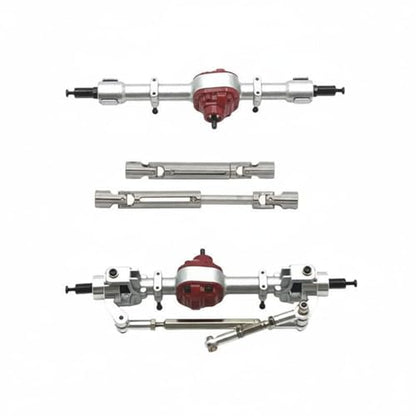 Simhoa Electric Car RC Crawler Upgraded Axle Drive Shaft Set Precision Metal Gears and Assembly Designed for Stability Suitable for Hobby Model Building, Silver - color: Silver