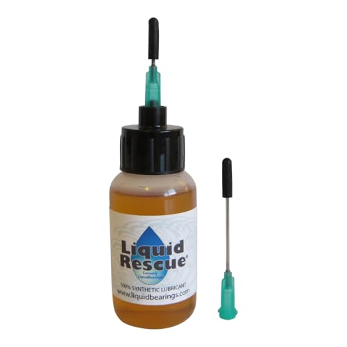 100%-Synthetic Oil for HO, 1/32, 1/24, All Slot Cars, Makes Cars Faster, Everything Quieter, virtually Odor-Free. 1 oz Bottle w/2 Needles