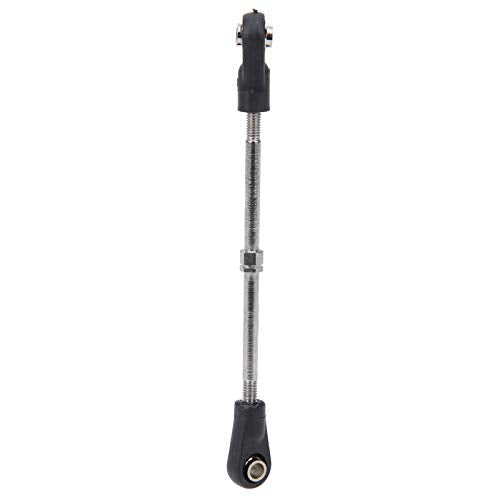 RC Car Steering Rod, Adjustable Metal Linkage for 1/10 Scale Truck Racing, Durable Upgrade Parts with M3 Screws for Hobbyists