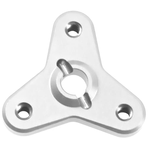 Aluminum Alloy Slipper Clutch Eliminator Compatible with Traxxas E-Maxx E-Revo Summit T-Maxx 3.3 Revo 3.3 1/10 RC Car Upgrade Parts (Silver) - color: Silver