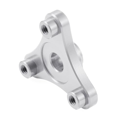 Aluminum Alloy 7075 Slipper Clutch Eliminator, Silver | Compatible with Tra-xxas E-Maxx E-Revo Summit T-Maxx 3.3 Revo 3.3 1/10, RC Car, Upgrade Parts - color: Silver