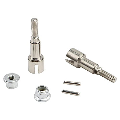 M16107 Metal Rear Wheel Shafts & Pins & Lock Nut M4 Accessories Spare Parts for 1：16 Scale 16889 16890 HM161 RC Cars - color: M16107