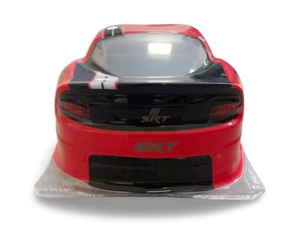 PVC Body Shell for 1/10 On Road Racing Drift Car, Dodge SRT Style, No Cut, 1:10 Scale