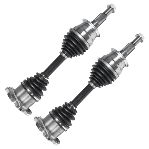 Detroit Axle - Front CV Axles for 2011-2019 Chevrolet Silverado 2500 HD | 3500 HD GMC Sierra 2500HD 3500HD 2011-2018 Silverado 2500, CV Axle Shafts Assembly Replacement - size: 118F_AXx2/Pair