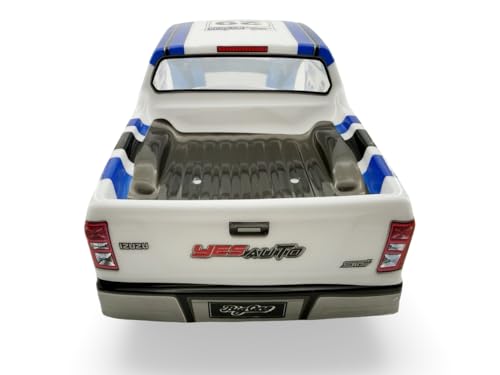 1/10 Scale RC Pickup Truck Body Shell - Isuzu D-Max Style Painted PVC Body, Pre-Cut & Pre-Drilled for Drift, Touring & On-Road RC Cars