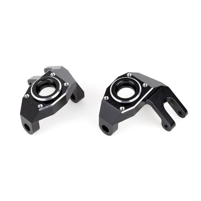 LCX Racing 1/6 RC Crawler Car CNC Machined Aluminum AR90 Front Axle Steering Knuckles L/R for Axial SCX6 AXI05000, Upgrades Parts Accessories