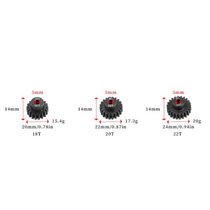 50T Spur Gear 18T 20T 22T Pinion Gears 1.0M Hardened Steel for Traxxas XMAXX XRT XO-1 Maxx E-REVO 2.0 VXL Upgrade Parts