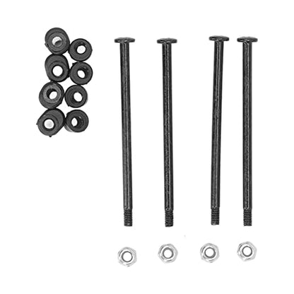 RC Screw Kit, High Precision Steel Components for RC Crawler Upgrades, Steel RC Crawler Parts, Durable Screws, Nuts, Shaft Sleeves for 144010 144002 124016 124017 Cars Repair and Performance